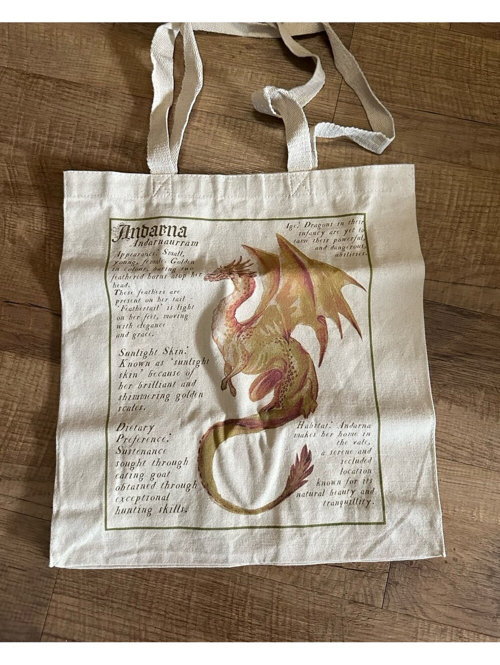Fourth wing tote bag